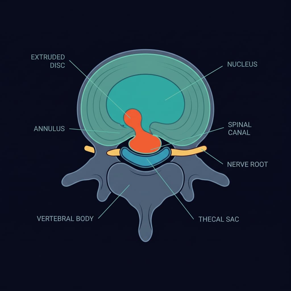 Extruded Herniated Disc